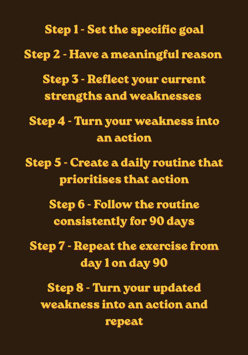 Disciplined Minds 90 Day Habit Building Booklet